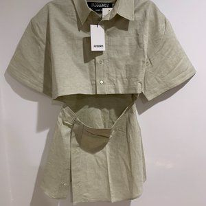 Jacquemus La Chemise Arles Minidress - Size FR 40 (Women's US Size 8)